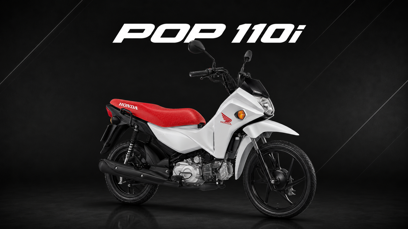 Honda POP 110i vista lateral